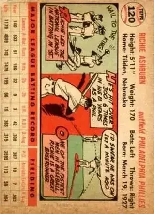 Reverso de Richie Ashburn