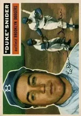 Front of Edwin "Duke" Snider