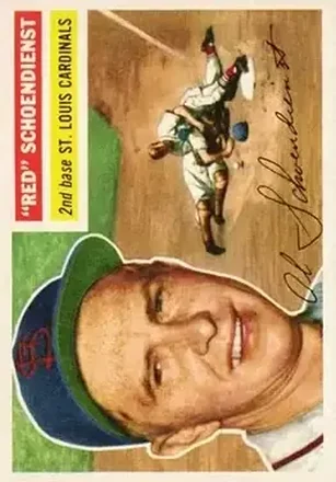 1956 Topps #165b Al Schoendienst