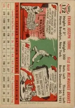 Back of Frank Torre