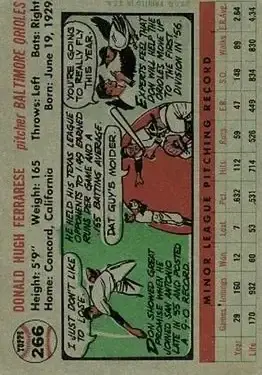 Back of Don Ferrarese