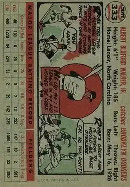 Back of Al Walker