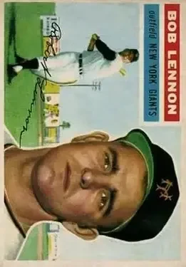 1956 Topps #104 Bob Lennon