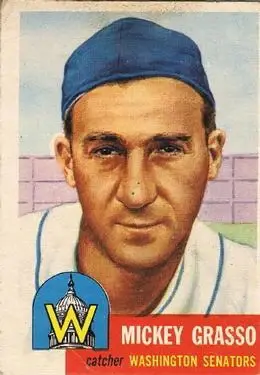 1953 Topps #148 Mickey Grasso