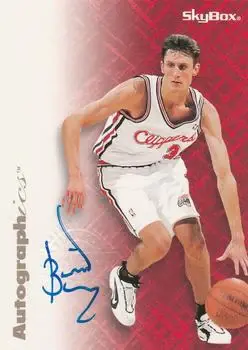 1996-97 SkyBox Premium #NNO Autographics Blue Ink Brent Barry