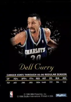 Back of Dell Curry