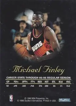 Back of Michael Finley