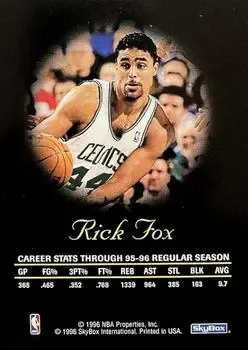 Back of Rick Fox
