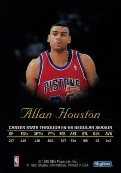 Back of Allan Houston