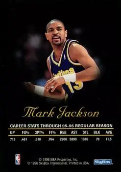 Back of Mark Jackson