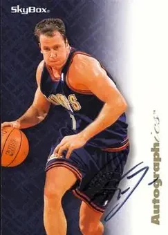 1996-97 SkyBox Premium - Autographics Blue Ink #NNO - Don MacLean - Denver Nuggets
