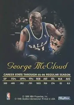 Back of George McCloud