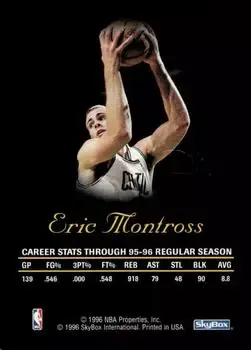 Back of Eric Montross