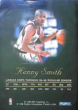 Back of Kenny Smith
