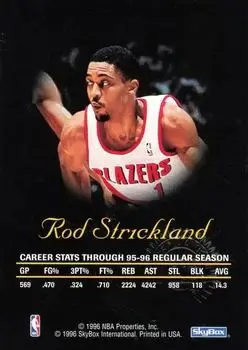 Back of Rod Strickland
