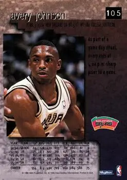 Back of Avery Johnson