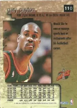 Back of Gary Payton