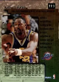 Back of Karl Malone