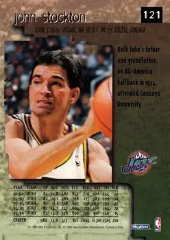 Back of John Stockton