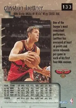 Back of Christian Laettner