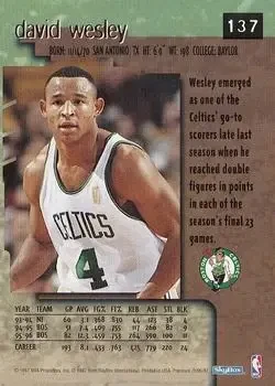 Back of David Wesley