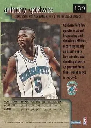 Anthony Goldwire back