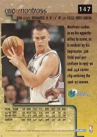 Eric Montross back