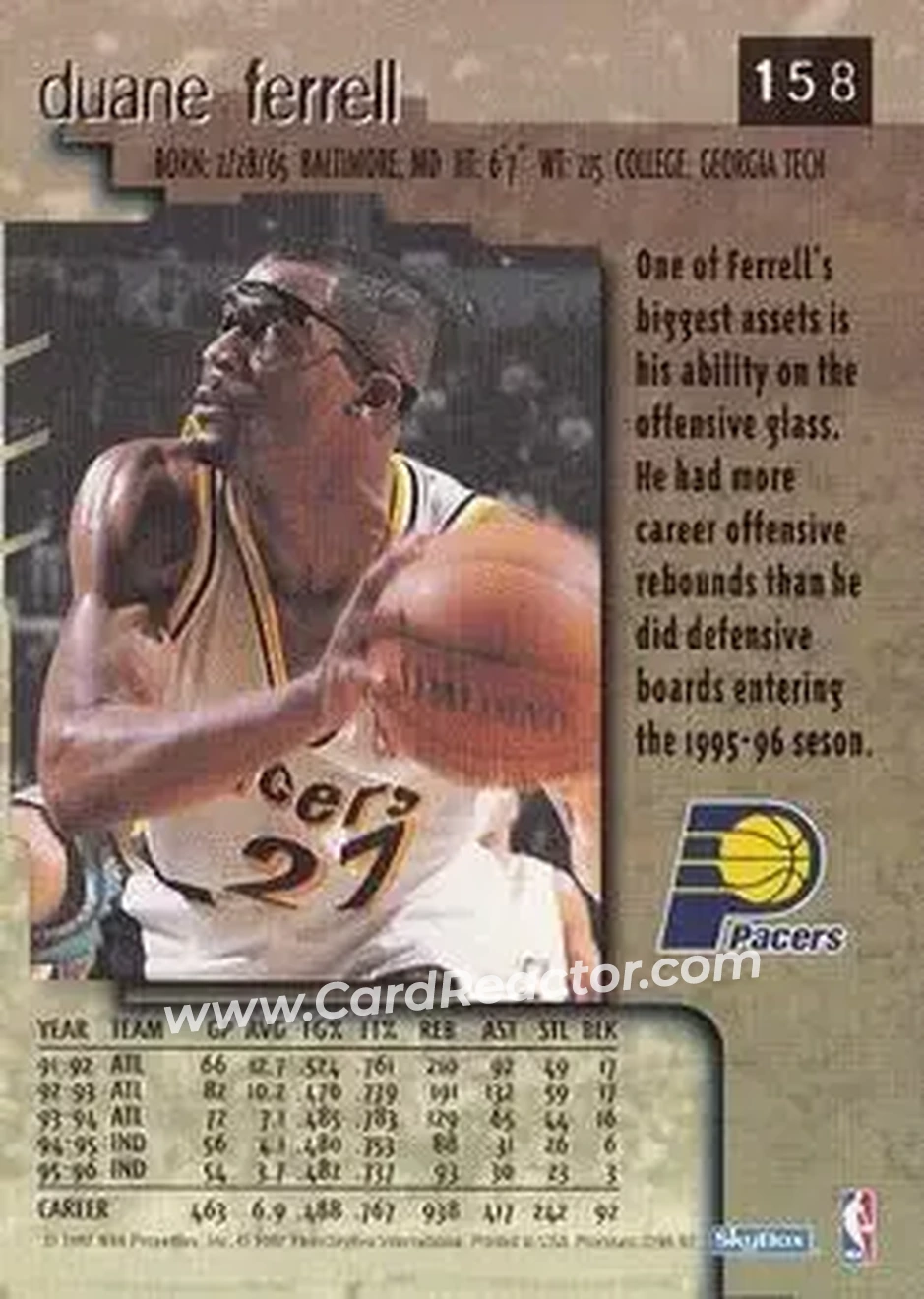 Enlarged card image