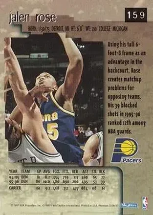 Jalen Rose back