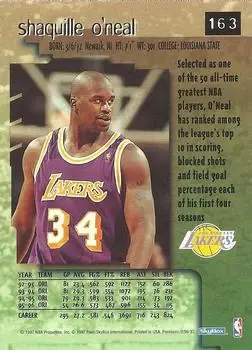 Back of Shaquille O'Neal