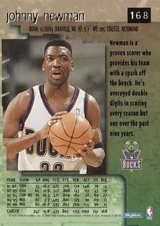 Johnny Newman back