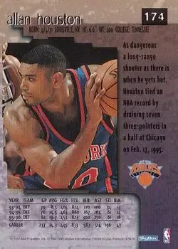 Back of Allan Houston