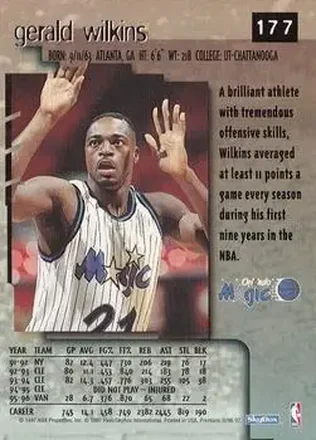 Gerald Wilkins back