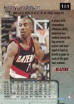 Back of Kenny Anderson