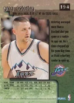Back of Greg Ostertag