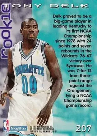 Tony Delk back