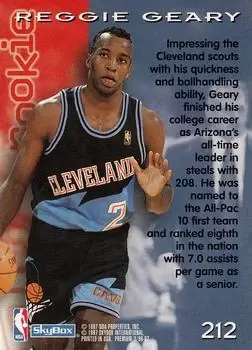Back of Reggie Geary