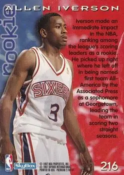 Back of Allen Iverson
