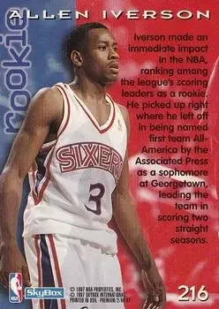 Back of Allen Iverson
