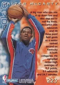 Back of Walter McCarty