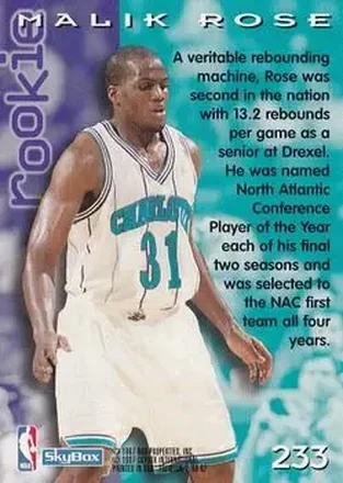 Malik Rose back
