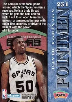 Back of David Robinson