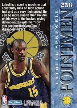 Back of Latrell Sprewell