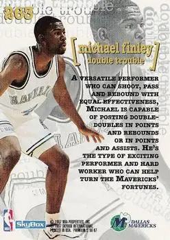 Back of Michael Finley