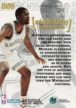 Back of Michael Finley