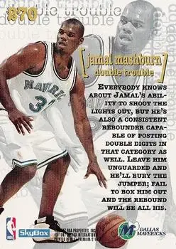Back of Jamal Mashburn