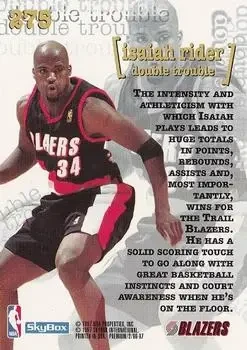 Back of Isaiah Rider