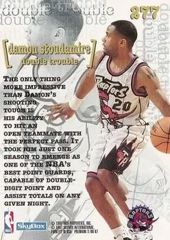 Back of Damon Stoudamire