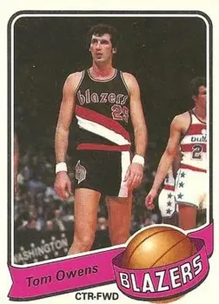 1979-80 Topps #102 - Tom Owens - Portland Trail Blazers