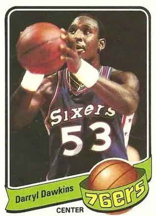 1979-80 Topps #105 - Darryl Dawkins - Philadelphia 76ers 1979-80 Topps #105 - Darryl Dawkins - Philadelphia 76ers